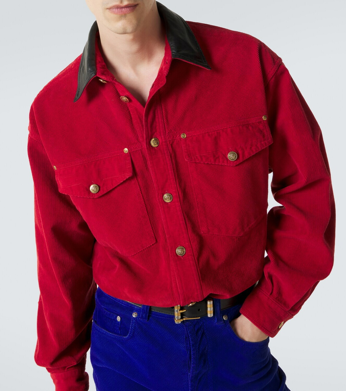 Versace Denim overshirt