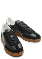 Polo Ralph Lauren Bedford Panelled Leather Sneakers Black