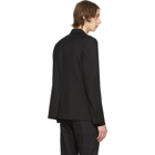 Saint Laurent Black Wool Gabardine Blazer