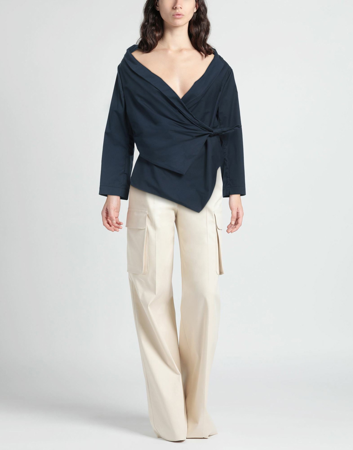 Alessia Santi Womens Top in Navy
