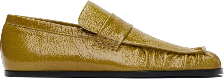 Photo: Jil Sander Yellow Patent Leather Loafers