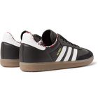 adidas Consortium - Have a Good Time Samba Suede-Trimmed Leather Sneakers - Men - Black