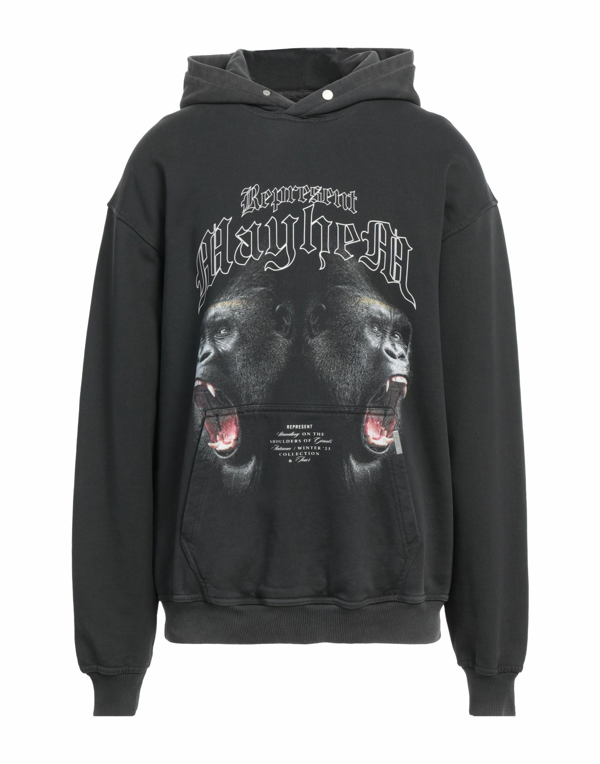 Represent Mens Sweatshirt Charcoal