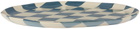 Henry Holland Studio Blue & White Check Dinner Plate