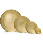 Tom Dixon - Orbit Set of Four Brass Trays - Men - Gold