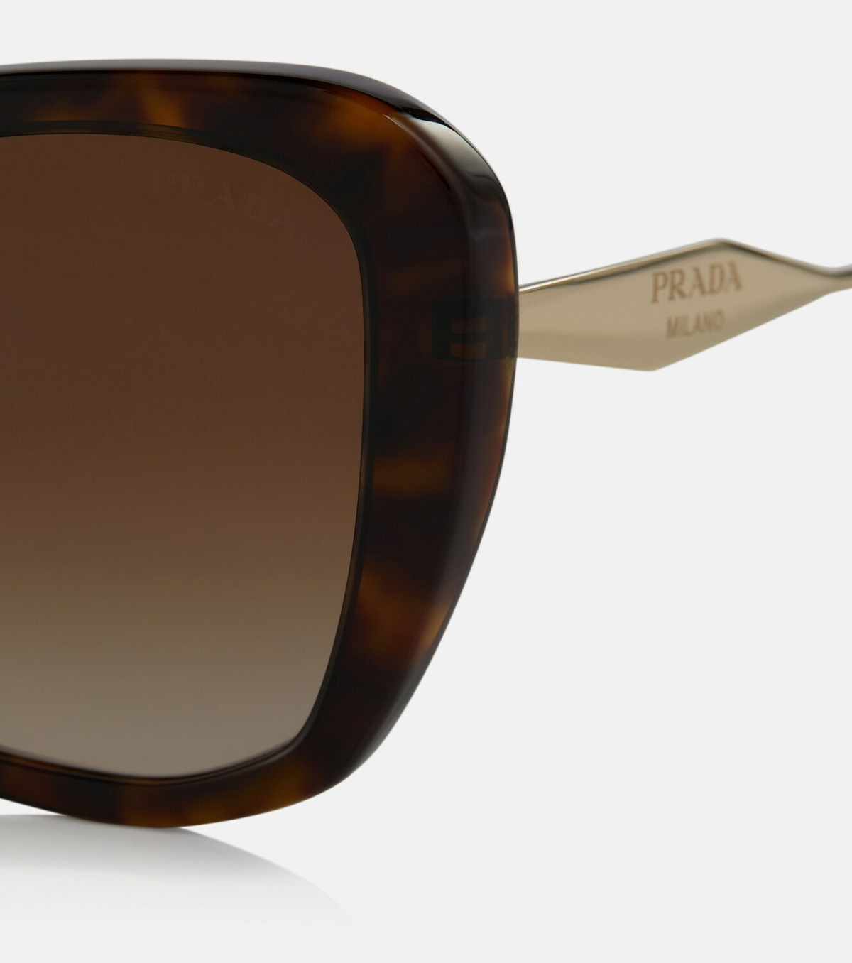 Prada Brown Oversized Cat-Eye Sunglasses Amazon.com: Prada PR 26ZS 14L09Z Women Cat Eye Sunglasses  main image 3