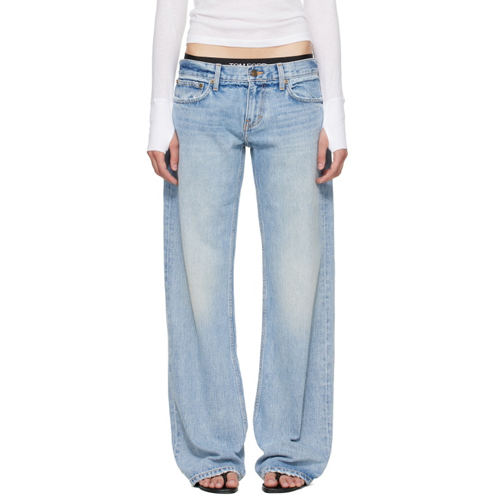 Photo: Raimundo Langlois Blue Bootcut Jeans