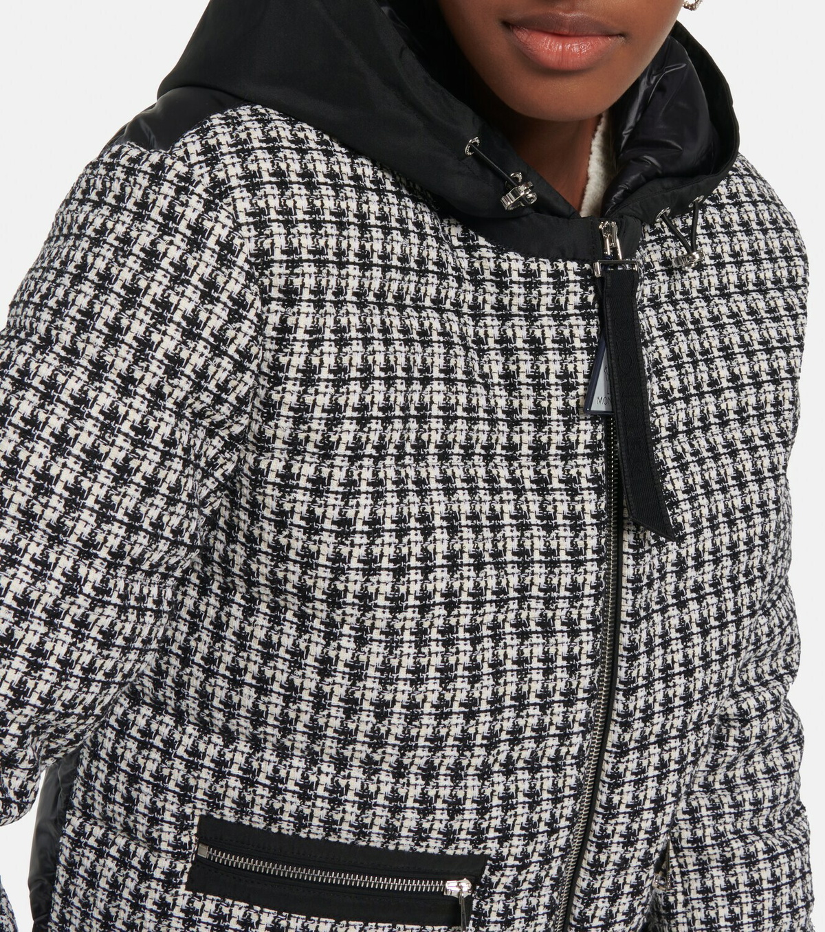 Moncler - Remonay tweed down jacket Moncler