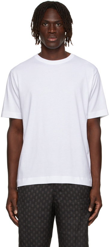Photo: Dries Van Noten White Supima Cotton T-Shirt