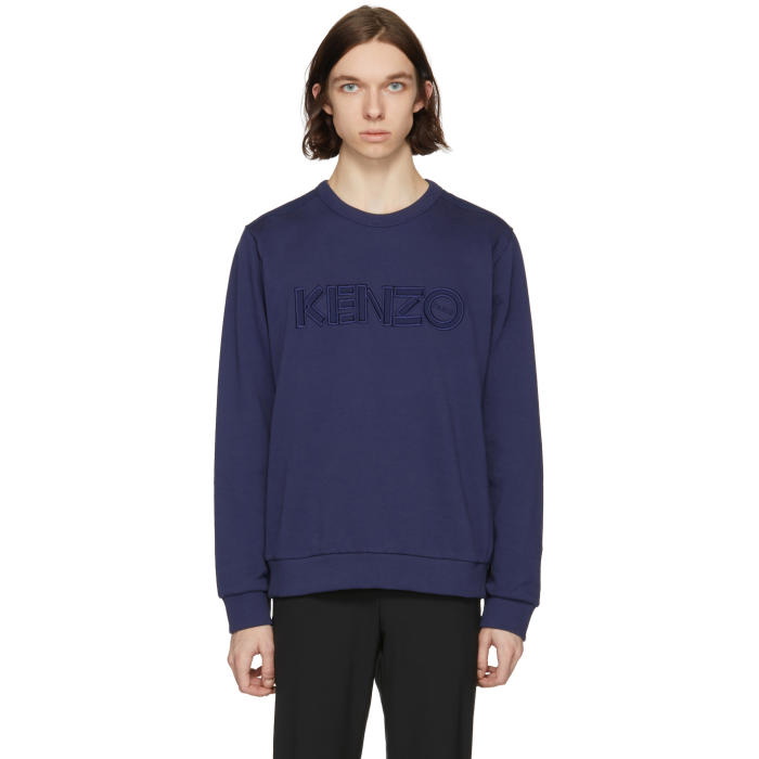 Photo: Kenzo Navy Logo Sweatshirt