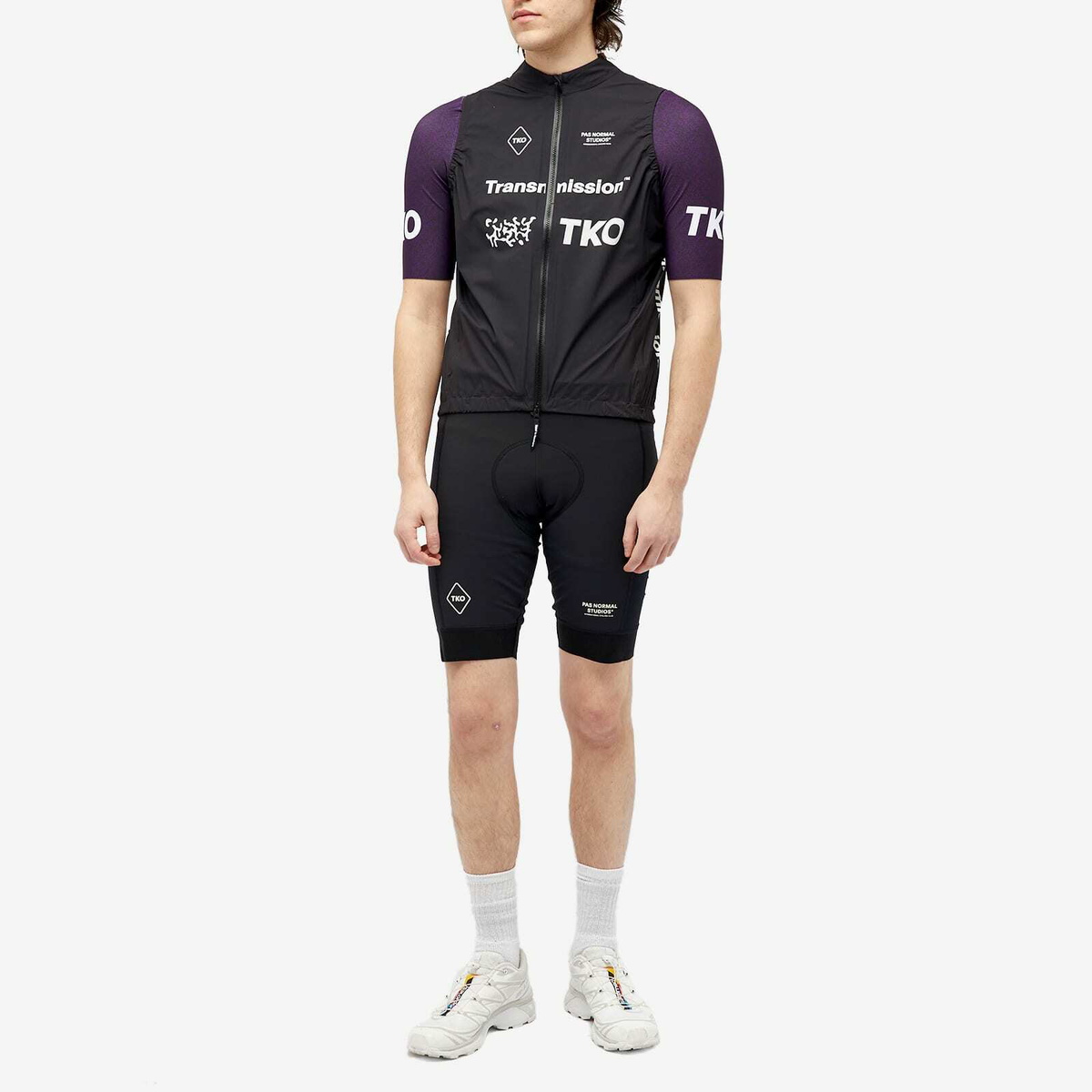 Pas Normal Studios Men's T.K.O Mechanism Rain Gilet in Black