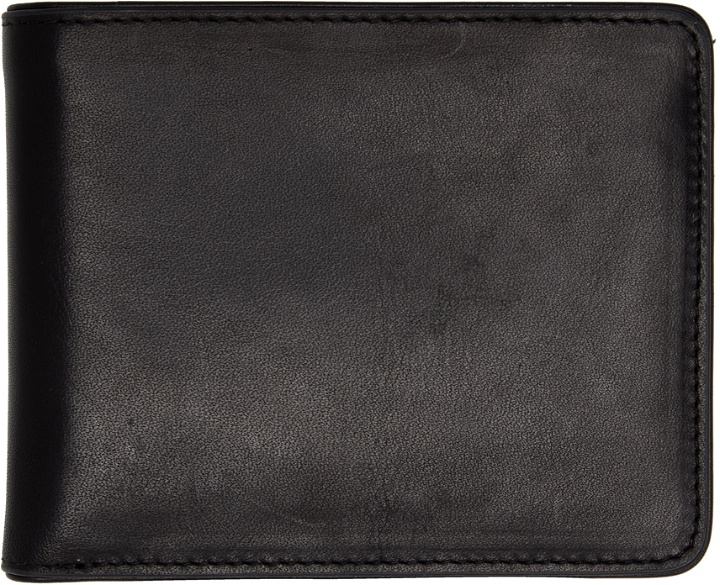 Photo: Dries Van Noten Black Leather Bifold Wallet