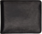 Dries Van Noten Black Leather Bifold Wallet