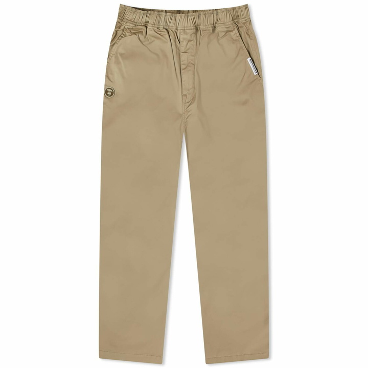 Photo: Men's AAPE Now Chino Pants in Dark Beige