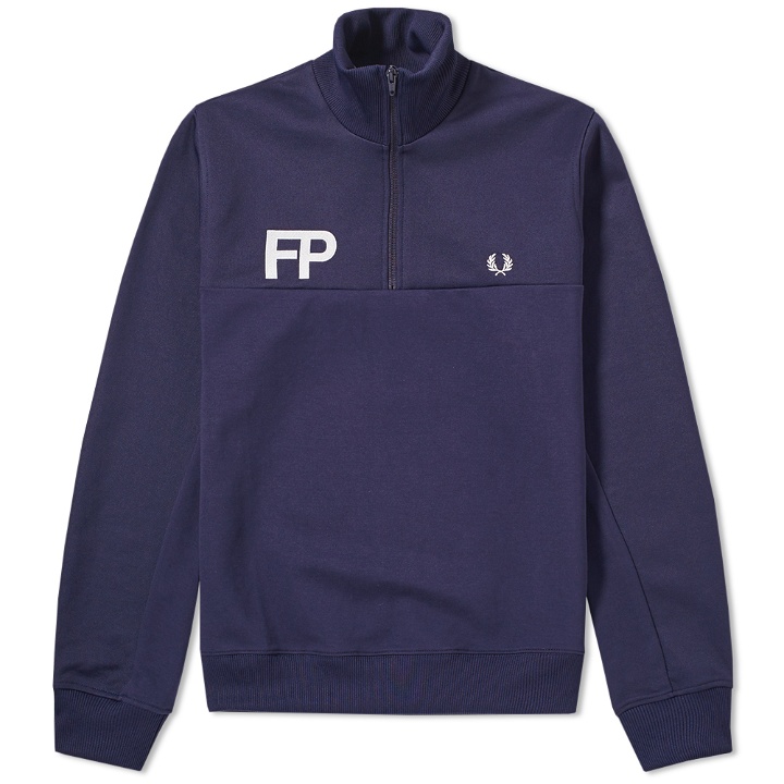 Photo: Fred Perry Half Zip Logo Track Jacket