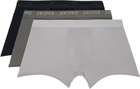 SKIMS Three-Pack Multicolor SKIMS Stretch 3 Boxer Briefs
