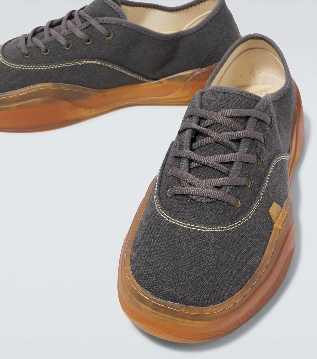 【ERL】キャンバスロートップスニーカー ERL Canvas low-top sneakers ERL