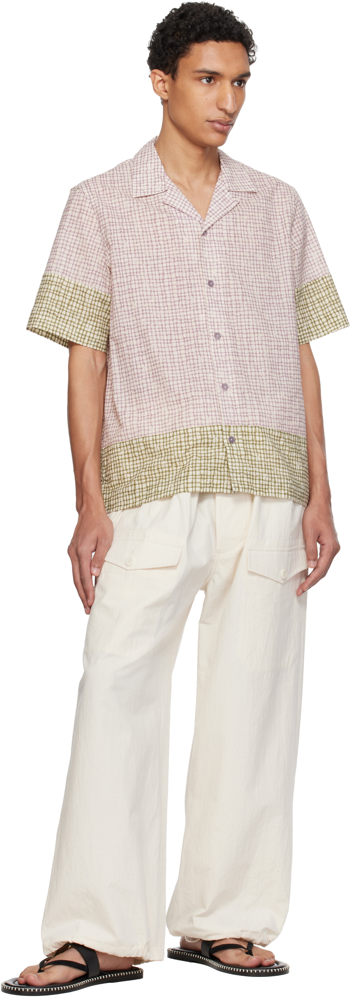 Paul Smith Purple & Green Checked Shirt
