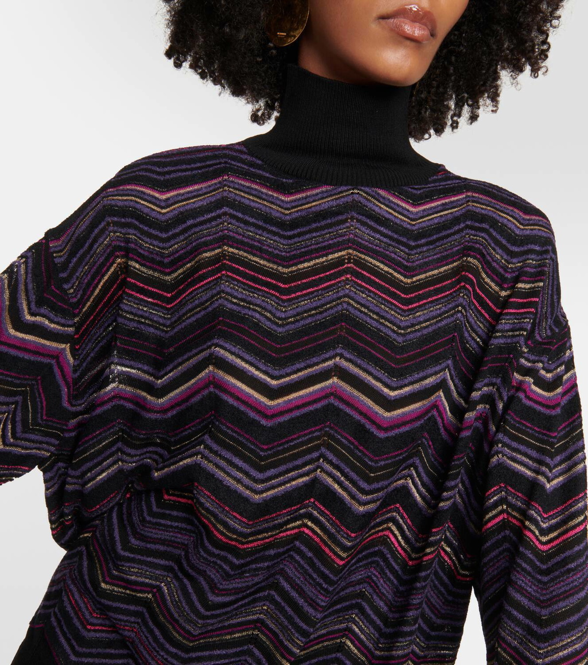 Missoni Zig Zag turtleneck sweater Missoni