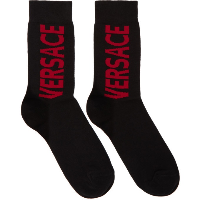 Photo: Versace Black and Red Big Socks