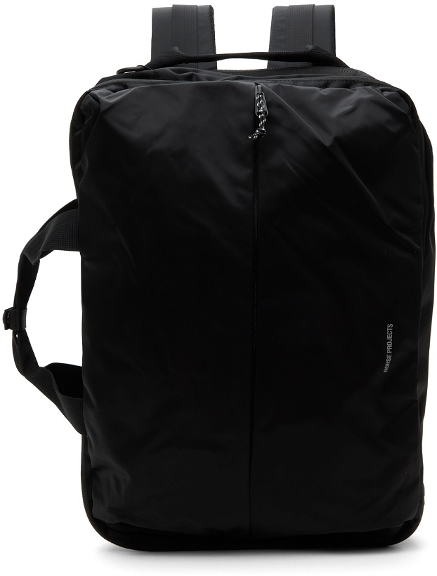 Photo: NORSE PROJECTS Black 3-Way Backpack