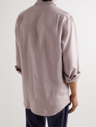 Ralph Lauren Purple label - Silk and Linen-Blend Shirt - Pink