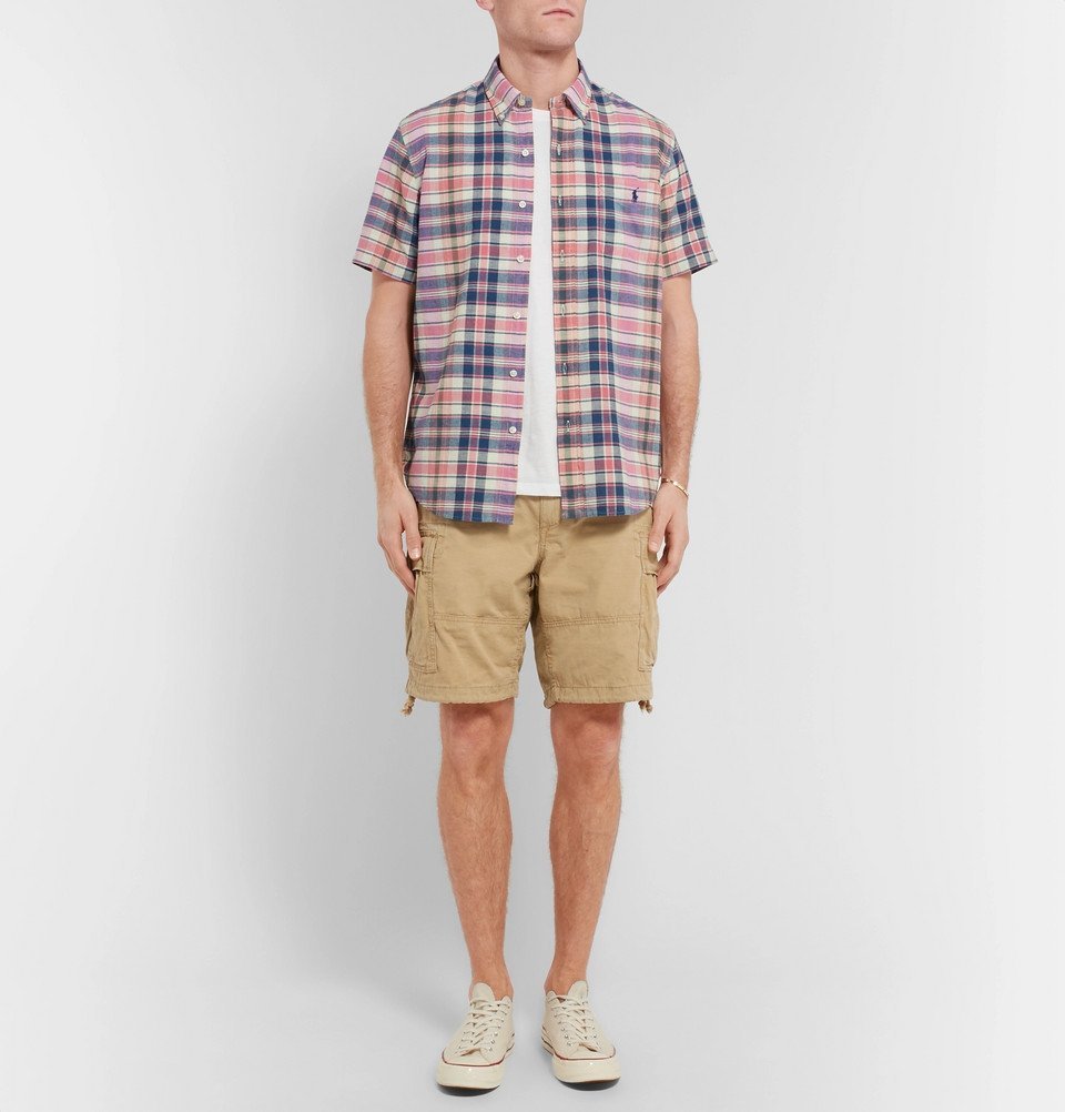 Polo Ralph Lauren - Washed Cotton-Ripstop Cargo Shorts - Men - Beige