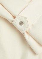 Herno Belted Woven Trench Coat Off White