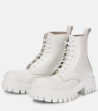 Balenciaga - Strike leather combat boots
