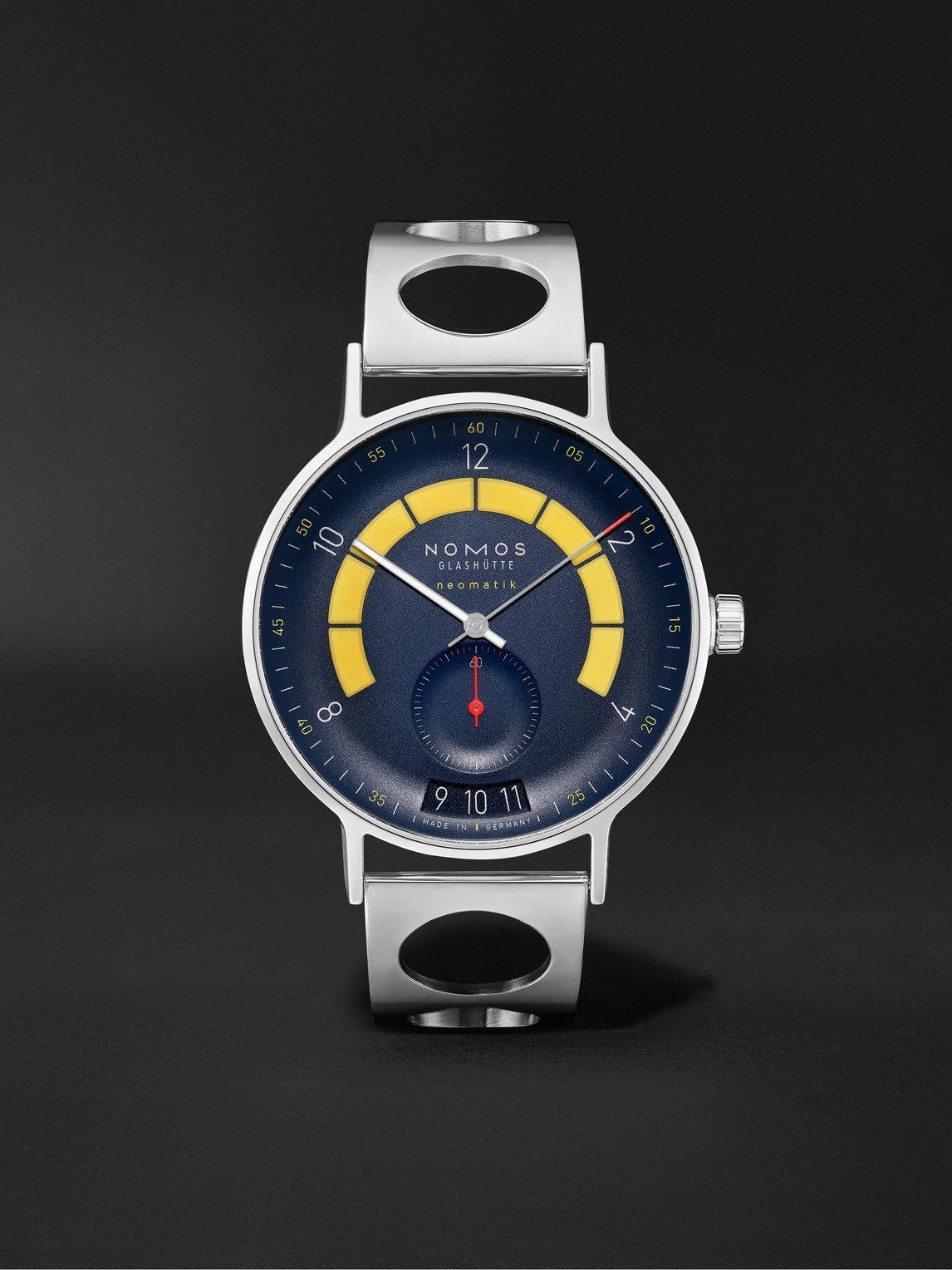 Photo: NOMOS Glashütte - Autobahn Director's Cut A7 Limited Edition Automatic 41mm Stainless Steel Watch, Ref. No. 1301.S2