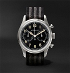 Montblanc - 1858 Automatic Chronograph 42mm Stainless Steel and NATO Webbing Watch - Men - Black