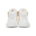 Giuseppe Zanotti White May London High-Top Sneakers