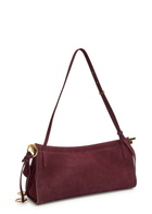 Alaïa East West Nubuck Medium Shoulder bag - Burgundy - One Size