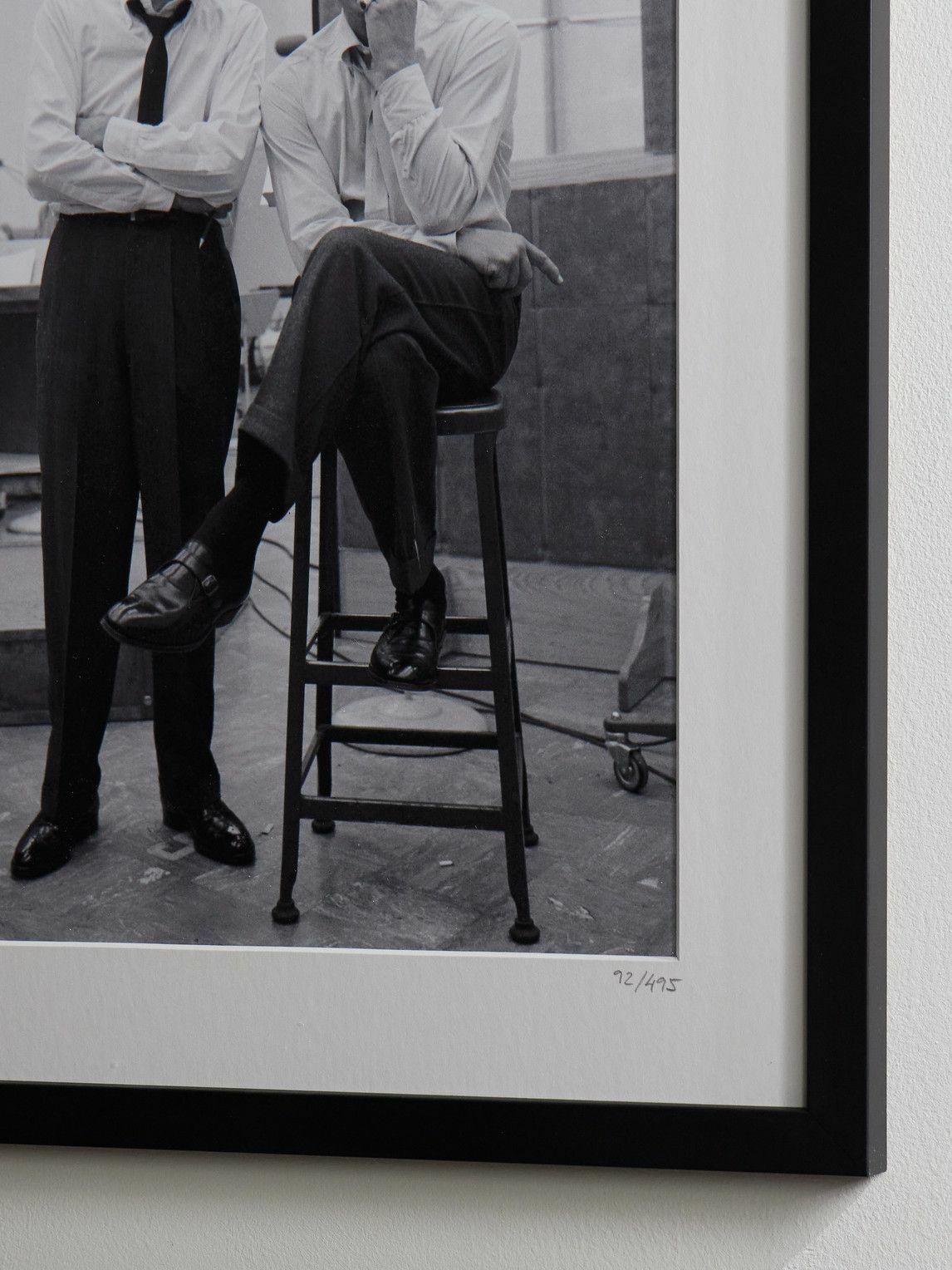Sonic Editions - Framed 1965 Dean Martin and Frank Sinatra Recording in LA Print, 16" x 20"