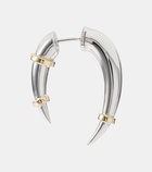 Rainbow K Horn 14kt white gold single earring