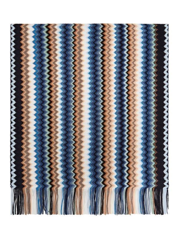Photo: Missoni - Wool-blend scarf, Men, Multicoloured