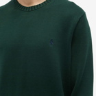 Polo Ralph Lauren Men's Cotton Shaker Crew Knit in Hunt Club Green