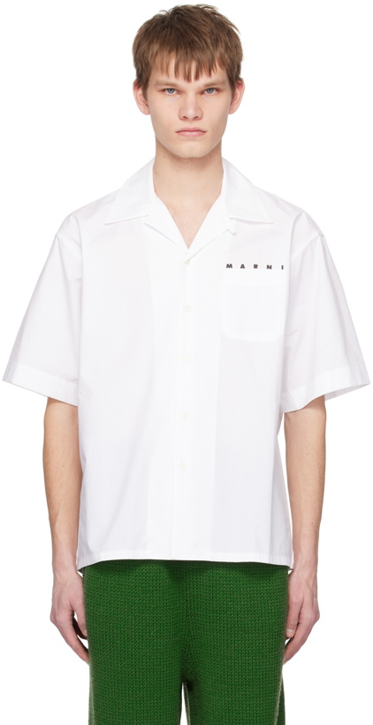 Photo: Marni White Button-Up Shirt