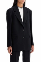 GOLDEN GOOSE single-breasted crepe bl Blue