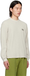 Stüssy Off-White Thermal Sweatshirt