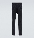 Thom Sweeney - Pleated high-rise cotton chinos