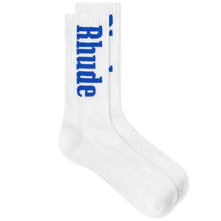 Photo: Rhude Rh Vertical Logo Sock