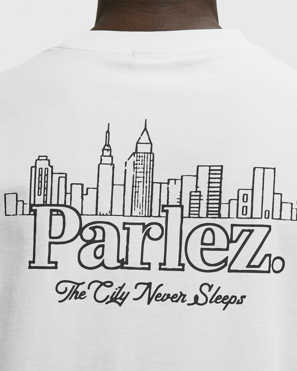 Parlez Scape Tee White Mens Shortsleefe