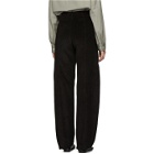 Lemaire Black Large Twisted Corduroy Trousers
