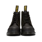 Yohji Yamamoto Black Lace Up Boots