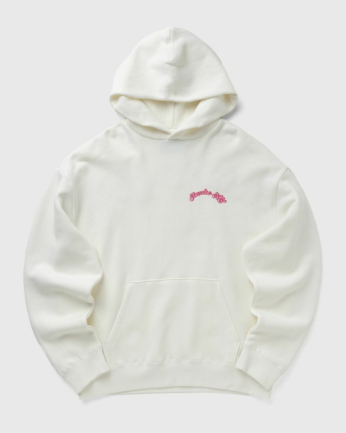 Awake TWILL LOGO HOODIE White Mens Hoody