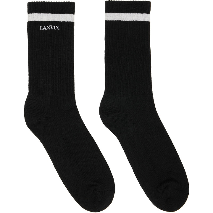 Photo: Lanvin Black Classic Socks