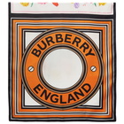 Burberry Multicolor Silk Montage Print Scarf