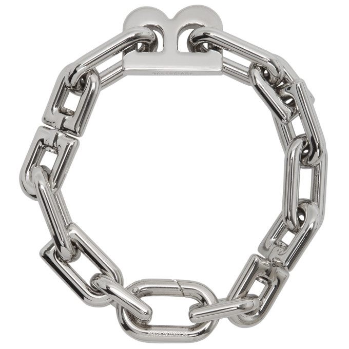 Men's Tags Bracelet in Antique Silver