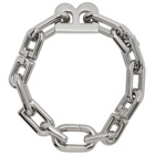 Balenciaga Silver B Chain Bracelet